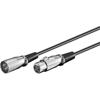 Microconnect XLRMF10 garso kabelis 10 m XLR (3 kontaktų) juodas