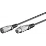 Microconnect XLRMF10 garso kabelis 10 m XLR (3 kontaktų) juodas