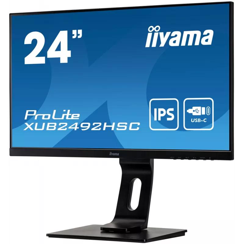 Monitorius iiyama ProLite XUB2492HSC-B1 60,5 cm (23,8 colio) Full HD LCD juodas