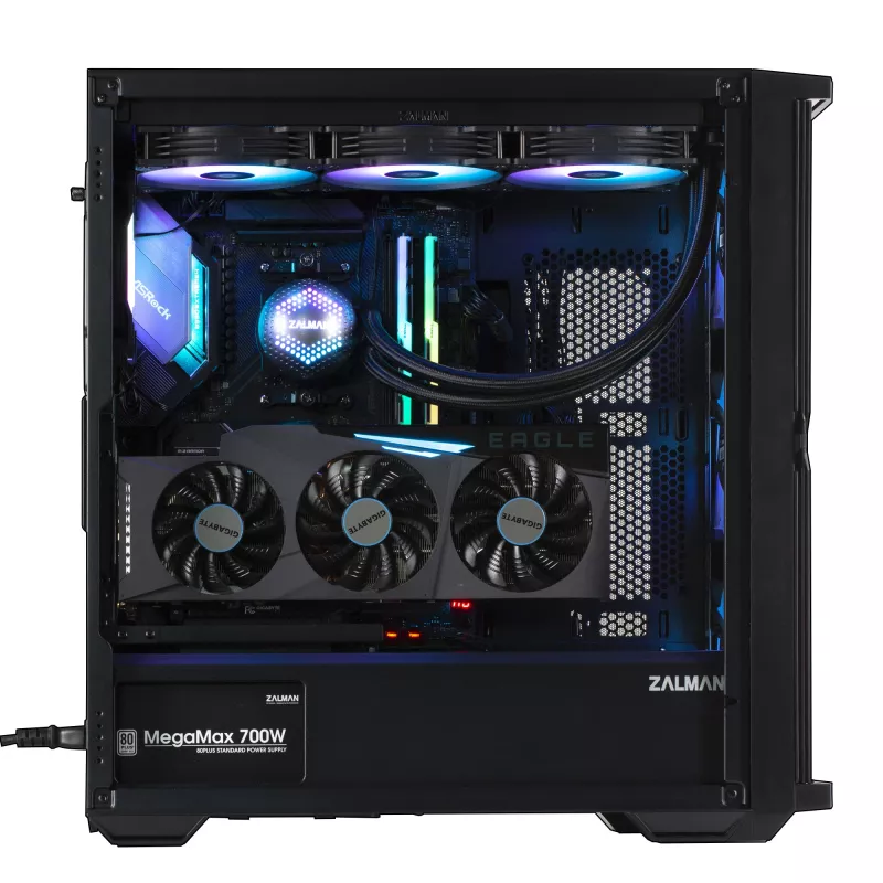 Kompiuterio korpusas Zalman Z10 PLUS Midi Tower Juodas
