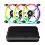 Zalman ZM-LF120A3 kompiuterio aušinimo sistemos ventiliatorius 12 cm juodas/baltas