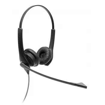Ausinės Jabra BIZ 1100 EDU DUO 3.5mm, laidinės, 80–20000 Hz, švietimui, 89 g, juodos