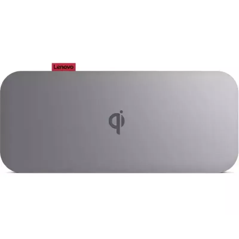 Lenovo GO nešiojama baterija 10000 mAh belaidžiu įkrovimu Pilka