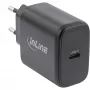 InLine USB PD maitinimo šaltinis, GaN įkroviklis, vienas USB-C, Power Delivery, 65W