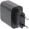InLine USB PD maitinimo šaltinis, GaN įkroviklis, vienas USB-C, Power Delivery, 65W
