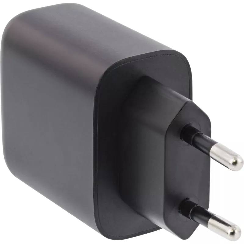 InLine USB PD maitinimo šaltinis, GaN įkroviklis, vienas USB-C, Power Delivery, 65W