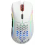 Glorious Gaming Glorious Model D Wireless – belaidė žaidimų pelė, matinė balta, dešiniarankiams, RF belaidis ryšys, 19000 DPI, balta