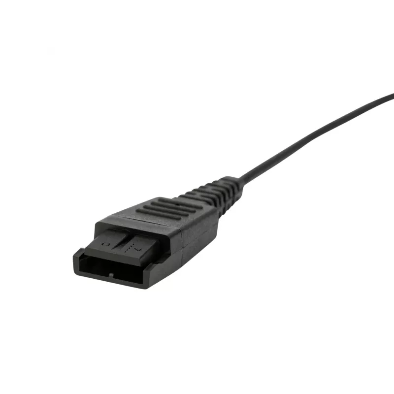 Jabra Biz 2300 QD ausinės, plačiajuostis, dvipusės, laidinės, biurui/skambučių centrui, 150–6800 Hz, 65 g, juodos
