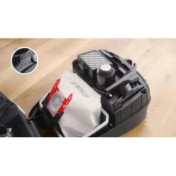 Bosch BGB 41BA1 rankinis siurblys su maišeliu, laidinis, 5,3 kg, 265×410×295 mm