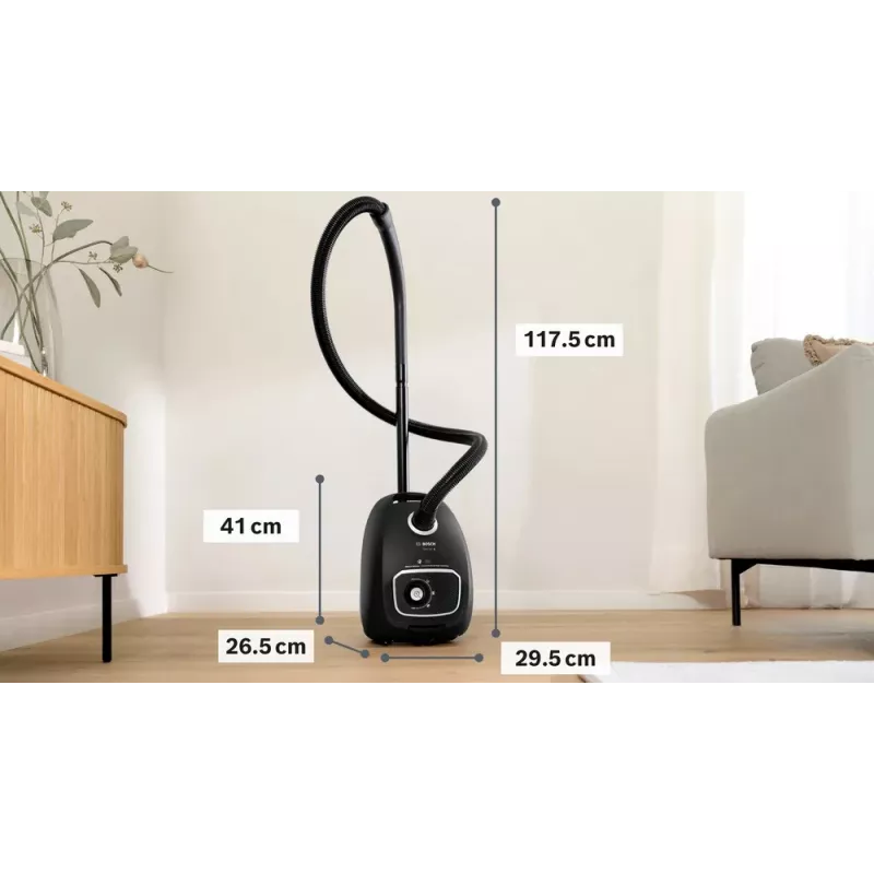 Bosch BGB 41BA1 rankinis siurblys su maišeliu, laidinis, 5,3 kg, 265×410×295 mm