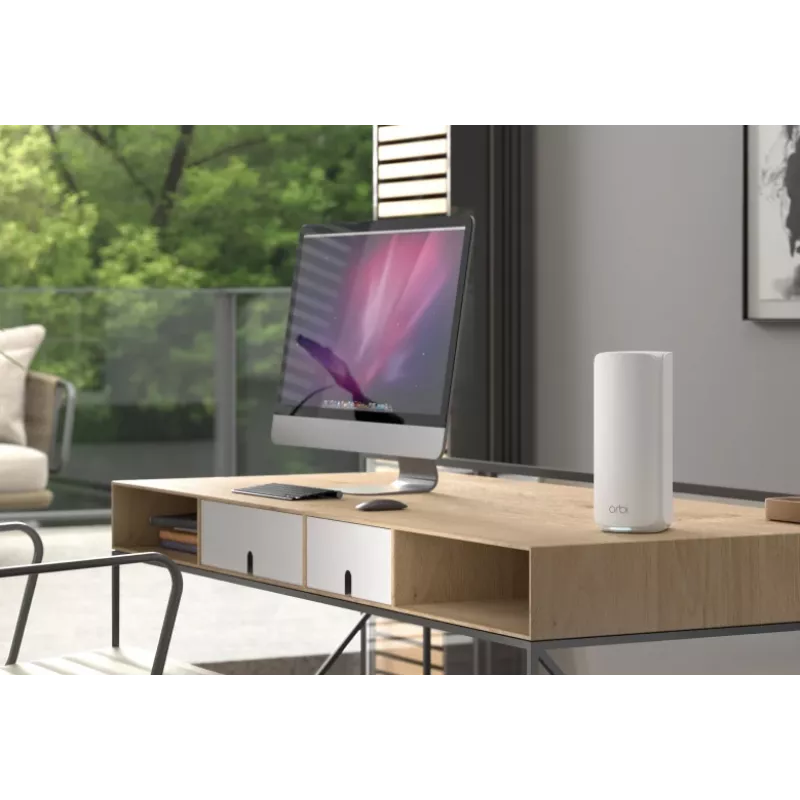 NETGEAR Orbi 870 Tri-band (2.4 GHz / 5 GHz / 6 GHz) Baltas 5 vidinės antenos