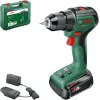 Bosch UniversalDrill 18V-60 gręžtuvas su šepetėliu varikliu, 1900 RPM, be rakto griebtuvas, 1,3 kg, juodas, žalias