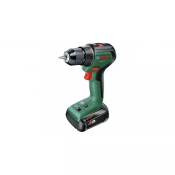 Bosch UniversalDrill 18V-60 gręžtuvas su šepetėliu varikliu, 1900 RPM, be rakto griebtuvas, 1,3 kg, juodas, žalias