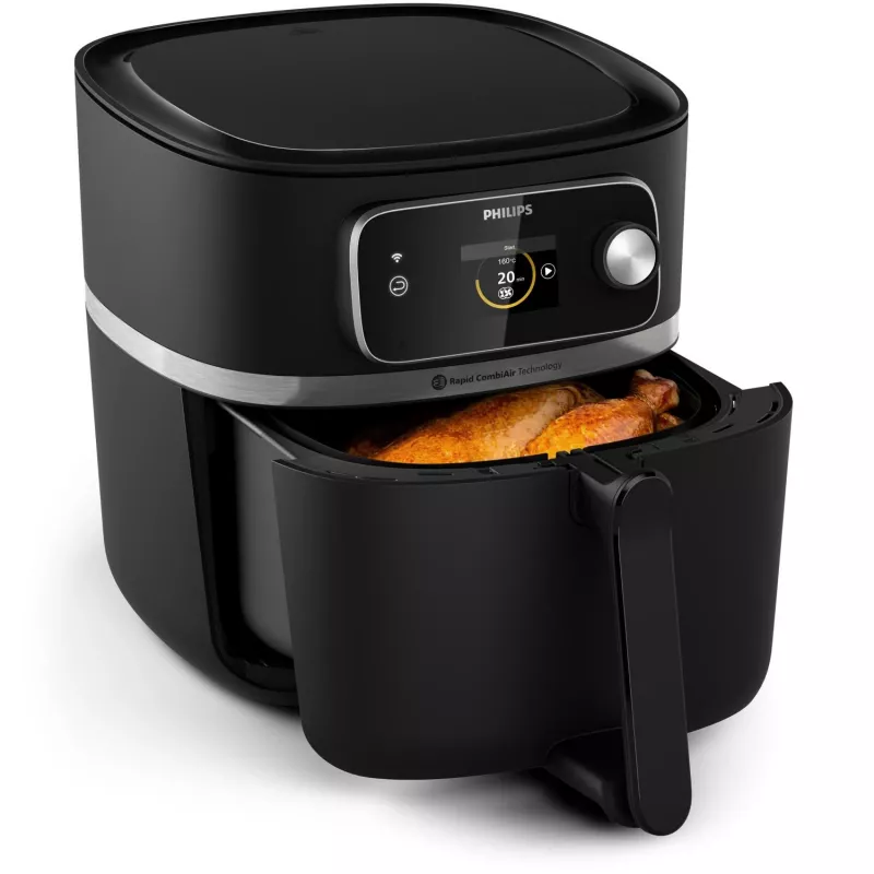 Karšto oro gruzdintuvė Philips 7000 serija HD9880/90 8,3L 2200W Juoda Nerūdijantis plienas