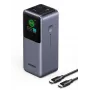 Ugreen 20000mAh 130W greitojo įkrovimo powerbankas, pilka spalva