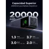 Ugreen 20000mAh 130W greitojo įkrovimo powerbankas, pilka spalva