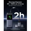 Ugreen 20000mAh 130W greitojo įkrovimo powerbankas, pilka spalva