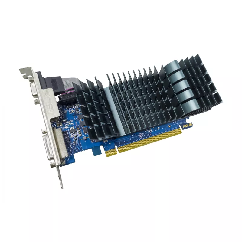 Vaizdo plokštė ASUS GeForce GT 710 – 2 GB GDDR5, 64 bit, PCIe 2.0, pasyvus aušinimas