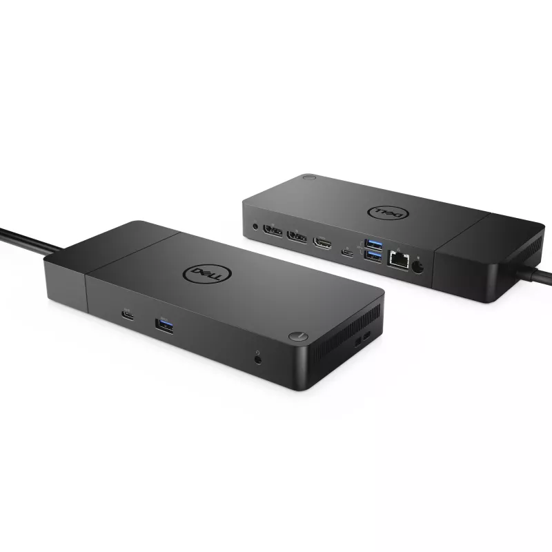 Docking stotelė DELL WD19, laidinė USB 3.2 Gen 1 Type-C, juoda