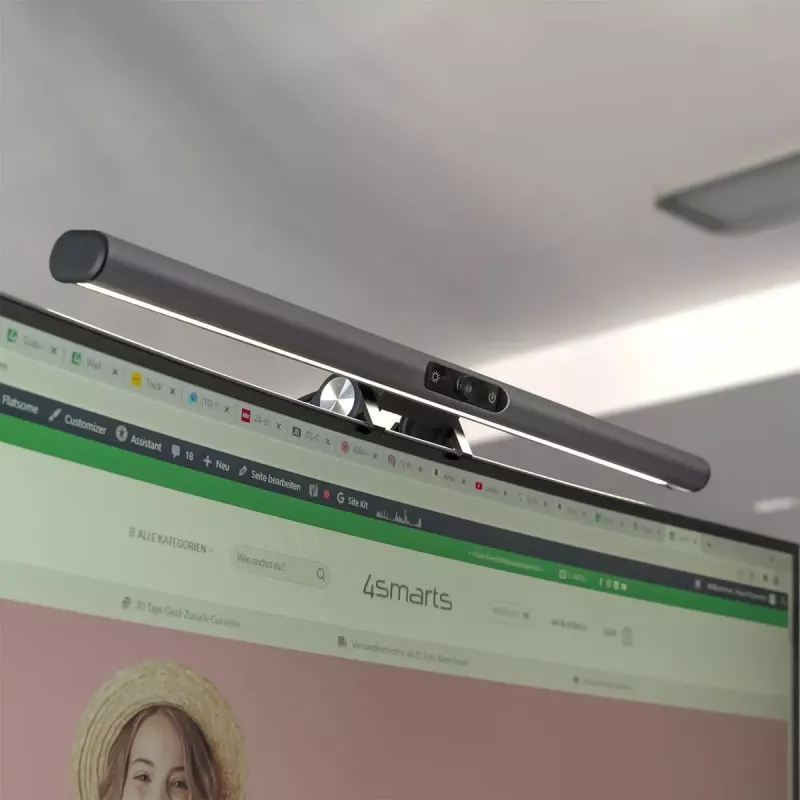 4smarts 2in1 LightBar Pro sidabrinis ABS 447g