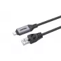 Tinklo laidas UNITEK C18148AGY01-3M RJ45 Cat6 3m Juodas