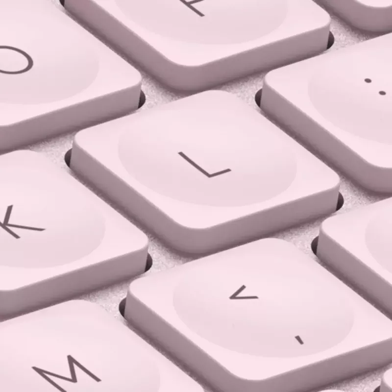 Klaviatūra Logitech MX Keys Mini (rožinė)