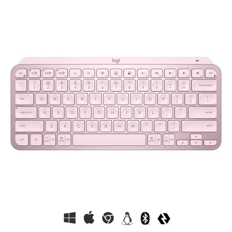 Klaviatūra Logitech MX Keys Mini (rožinė)