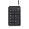 Trust 22221 skaitmeninis klaviatūros blokas nešiojamam kompiuteriui / asmeniniam kompiuteriui, USB, juodas