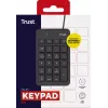 Trust 22221 skaitmeninis klaviatūros blokas nešiojamam kompiuteriui / asmeniniam kompiuteriui, USB, juodas