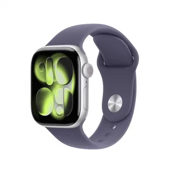 Išmanusis laikrodis Apple Watch Series 11 GPS + Cellular 42mm sidabrinis aliuminis su Purple Fog apyranke