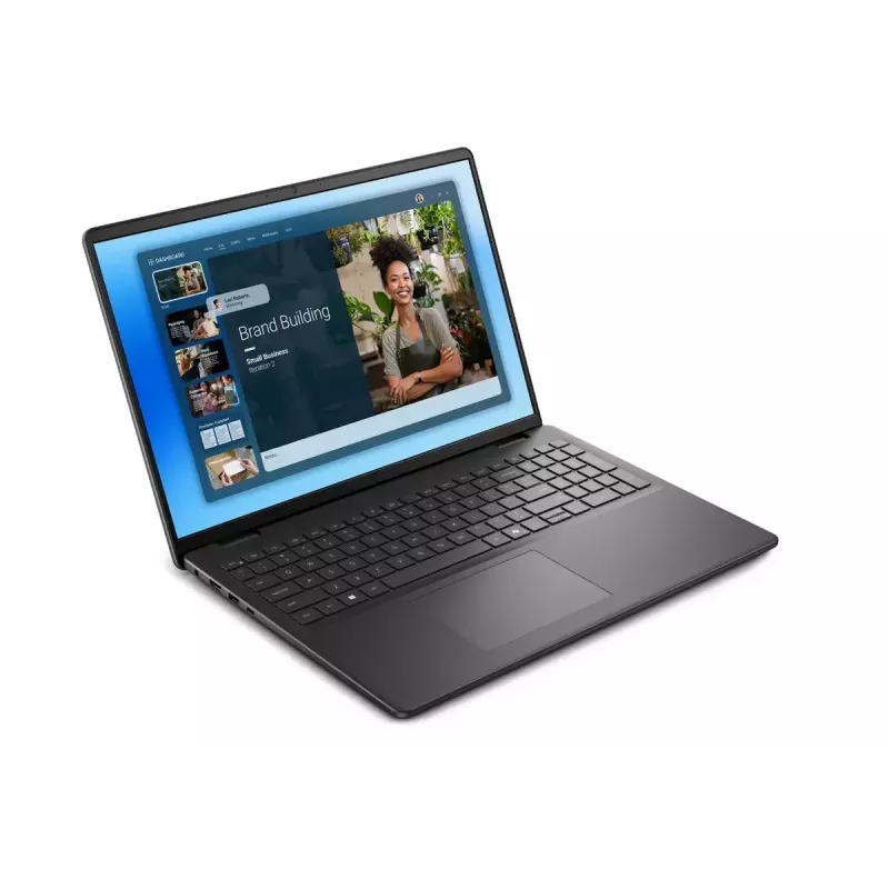 Nešiojamas kompiuteris Dell 16 DC16250 – 16 colių 2K (1920×1200) antirefleksinis, Intel Core 5 120U, 16GB DDR5, 1TB SSD, Intel Graphics, Windows 11 Pro, apšviesta anglų klaviatūra