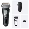 Braun Series 9 Pro+ 9600s folijos skustuvas su trimeriu, juodas