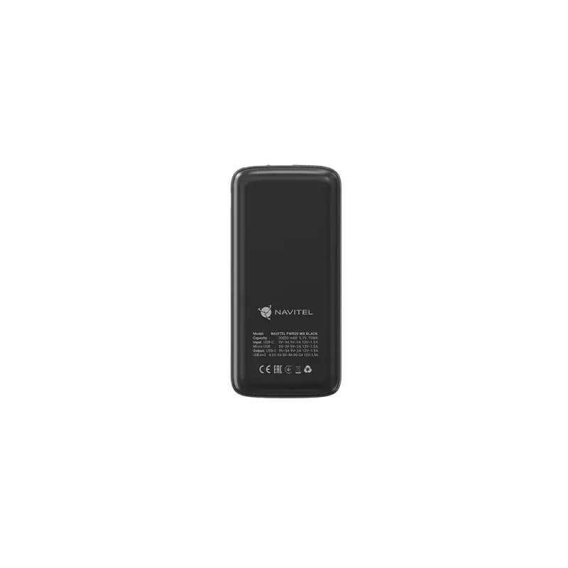 Nešiojamas įkroviklis Navitel PWR20 MX JUODAS 20000 mAh