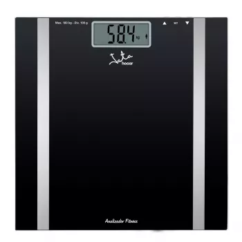 Svarstyklės elektroninės kūno analizės JATA Mod. 531 Square Black
