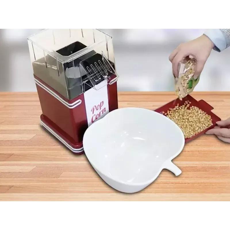 Spragintų kukurūzų aparatas Beper 90.590Y raudonai baltas 1200 W 3 min