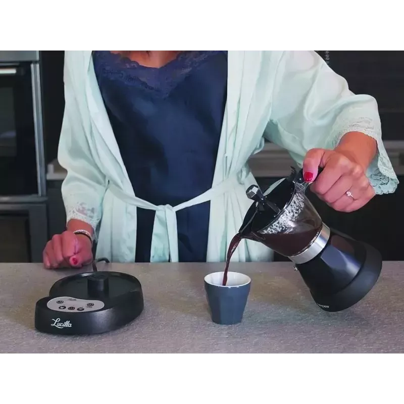 Espresso aparatas Beper 3 puodeliai BC.041N