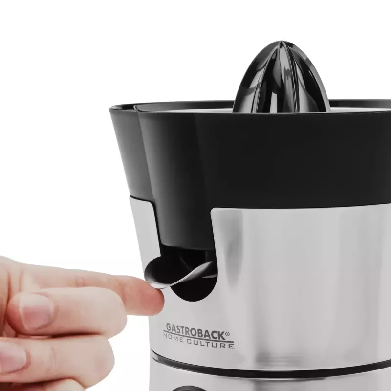 Elektrinė citrusinių spauda Gastroback Home Culture 100 W juoda nerūdijantis plienas