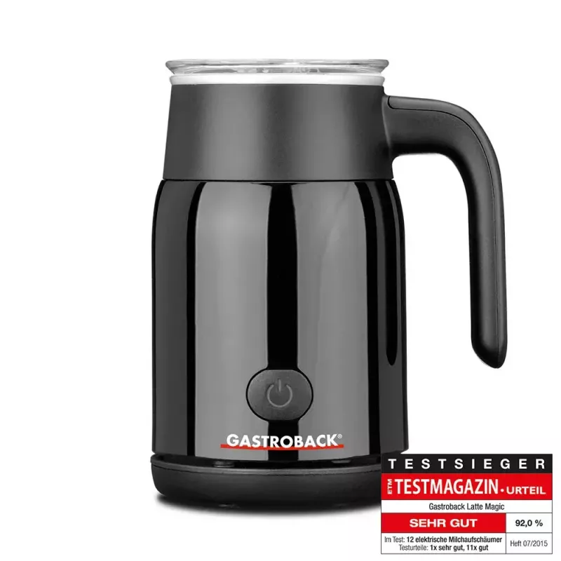 Automatinis pieno putų plaktuvas Gastroback Latte Magic Black