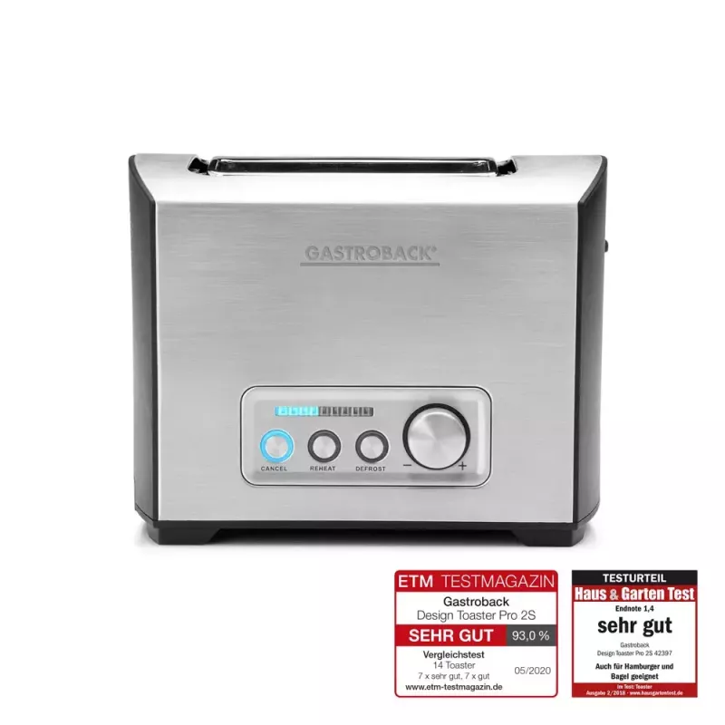 Skrudintuvas Gastroback Design Pro 2S 2 griežinėliai 950 W Juodas Nerūdijantis plienas
