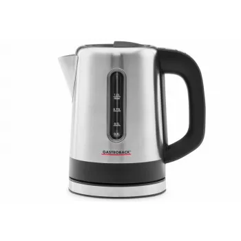 Gastroback elektrinis virdulys 1 L 2200 W juodas nerūdijantis plienas