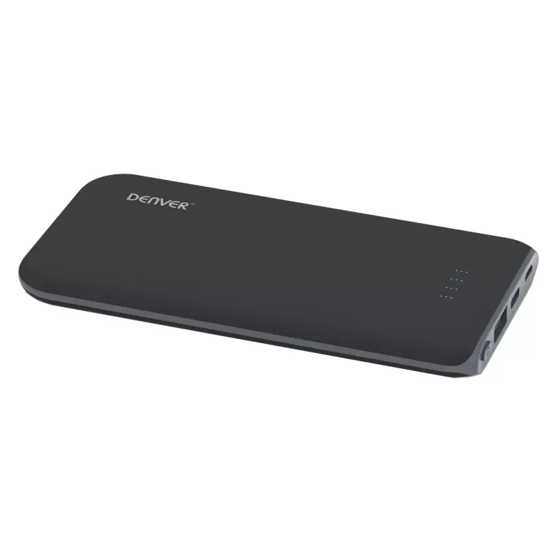 Denver PBQ-10001 Power Bank 10000 mAh su belaidžiu įkrovimu ir siurbtuku