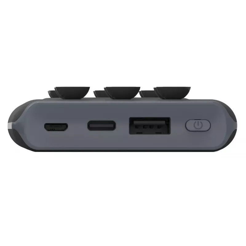 Denver PBQ-10001 Power Bank 10000 mAh su belaidžiu įkrovimu ir siurbtuku
