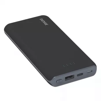 Denver PBQ-10001 Power Bank 10000 mAh su belaidžiu įkrovimu ir siurbtuku
