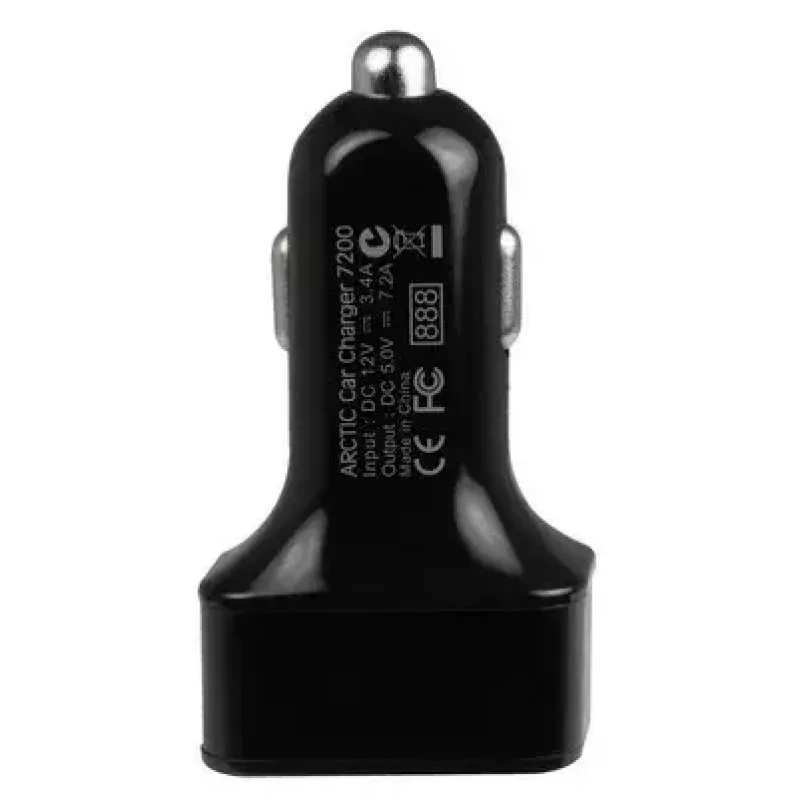 ARCTIC Car Charger 7200 - 3 prievadų USB automobilinis kroviklis