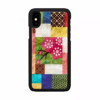 iKins dėklas iPhone XS/S – Cherry Blossom White, kietas apsauginis dėklas