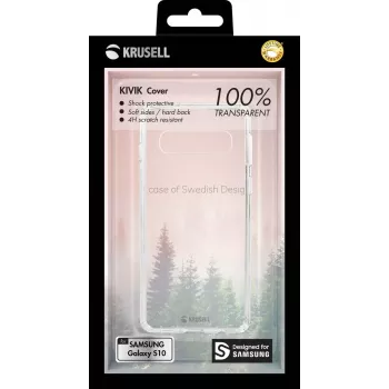 Dėklas Krusell Samsung Galaxy S10 61637 skaidrus