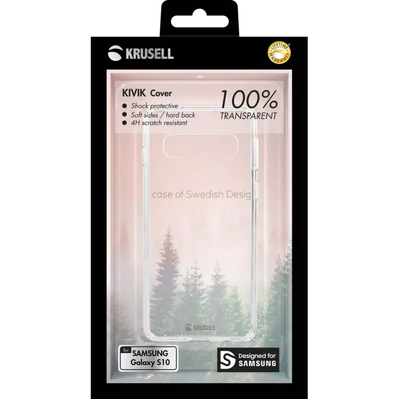 Dėklas Krusell Samsung Galaxy S10 61637 skaidrus
