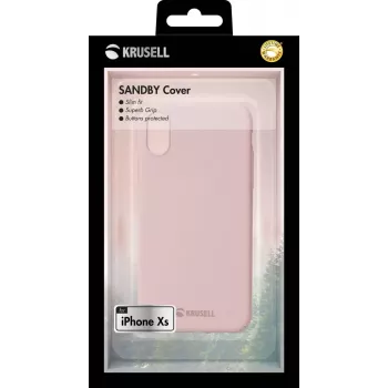 Krusell iPhone X/XS Dangtelis Rožinis