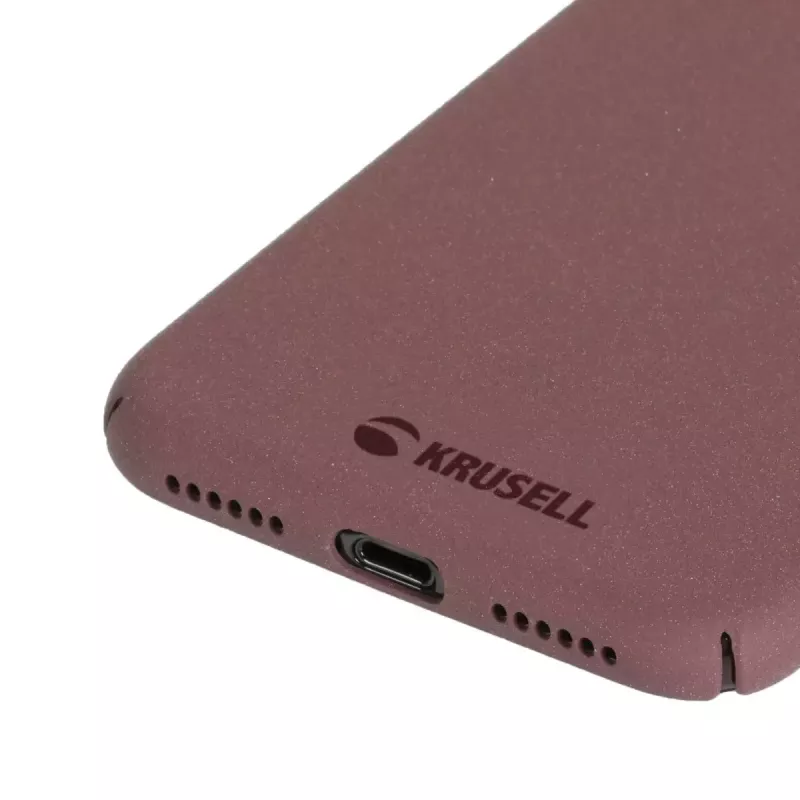 Krusell Sandby dėklas-piniginė iPhone X/XS bordo spalvos