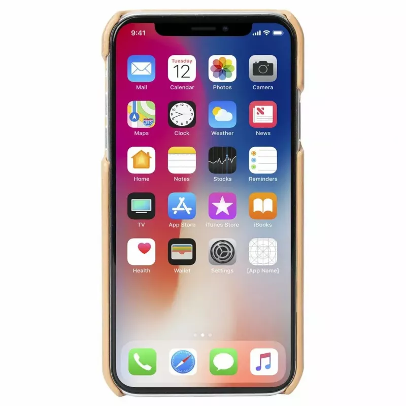Apsauginis dėklas Krusell Sunne Apple iPhone XR – vintage nude spalva, plonas apsauginis apvalkalas